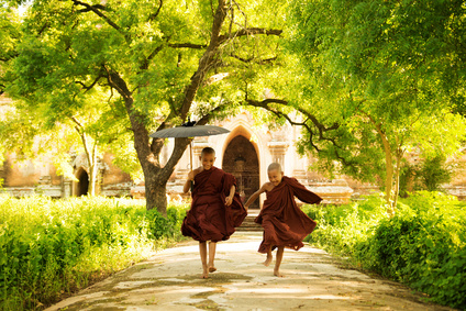 moines bouddhistes zen