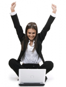 Employé heureux